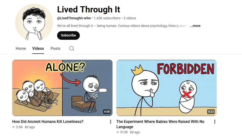 Lived Through It channel avatar